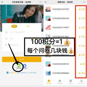 问卷调查 填问卷每天1小时也能赚几十米-迟之资源