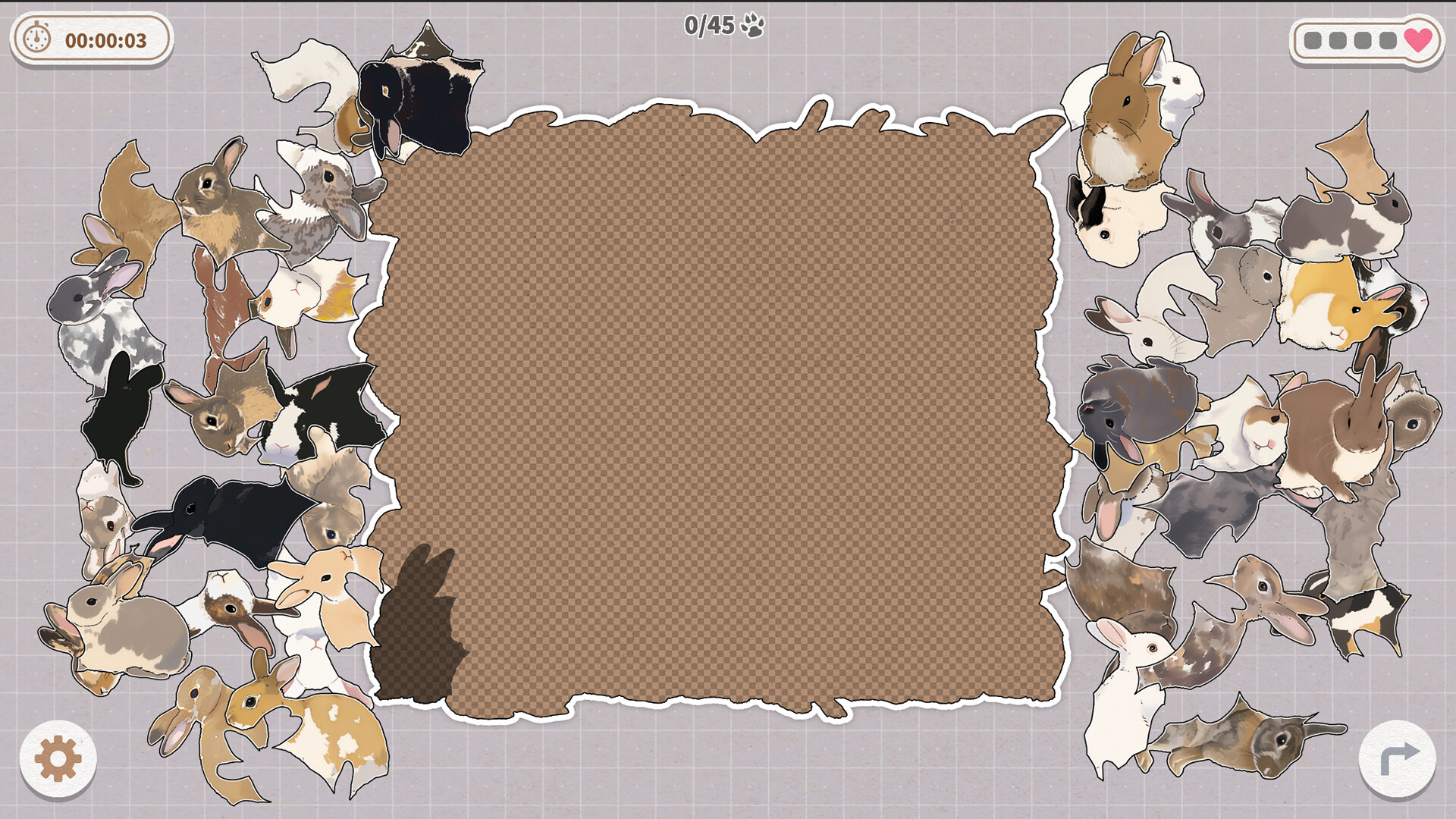 挤在一起的兔兔/Bunnies Huddled Together-迟之资源