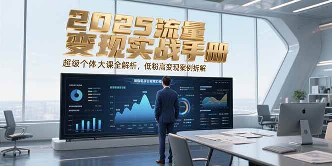 2025流量变现实战手册,超级个体大课全解析,低粉高变现案例拆解