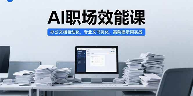 （15371期）AI职场效能课，办公文档自动化，专业文书优化，高阶提示词实战-迟之资源