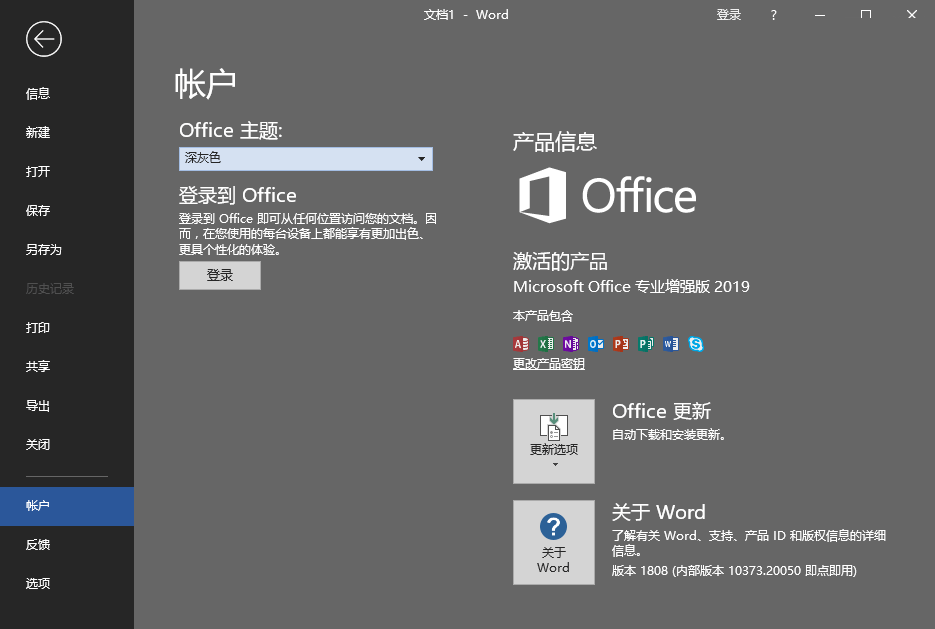 微软Office 2019 25年6月授权版-迟之资源