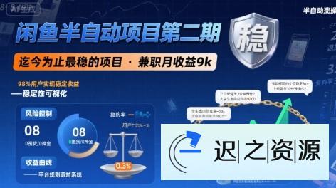 闲鱼半自动项目第二期，可能是迄今为止最稳的项目，兼职月收益9k