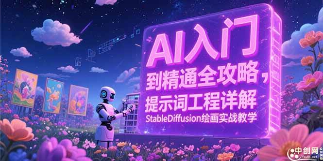 （15181期）AI入门到精通全攻略，提示词工程详解，StableDiffusion绘画实战教学-迟之资源