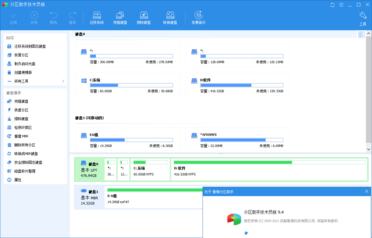 分区助手技术员v10.9.0特别版-迟之资源